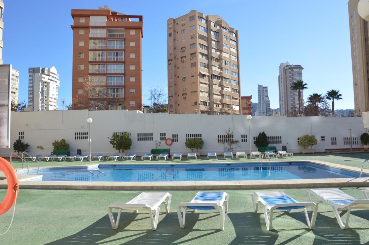 Apto With Pool Gemelos IV Benidorm Extérieur photo